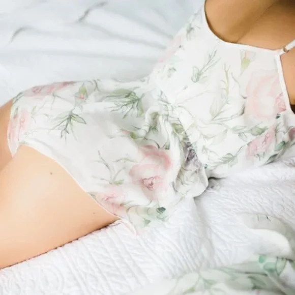 Sophia Frill Romper in Floral
homebodii - Picture 5 of 8